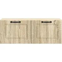 vidaXL Wandmontierter TV-Schrank Sonoma-Eiche 78,5 x 31 x 30 cm