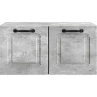 vidaXL Wandmontierter TV-Schrank Betongrau 59,5 x 31 x 30 cm