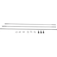 Zipp Cx-ray Straight Pull External Titanium Speichen 3 Einheiten