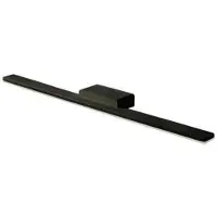 Azzardo LED-Badezimmerwandleuchte Epsilon 90 4000K schwarz AZ3350 18W 1530lm 4000K IP44 90cm schwarz
