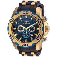 Invicta Pro Diver - SCUBA 22341 Herrenuhr - Quarzwerk - Edelstahl mit blauem Zifferblatt - 50 mm