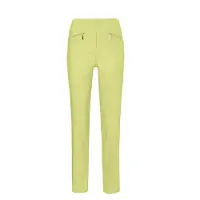 Goldner 2-in-1-Hose "Schlupfhose LOUISA mit Steppnähten", Damen, Gr. 40, N-Gr, grün (erbsengrün), Obermaterial: 67% Baumwolle CO. 28% Polyamid PA. 5% Elasthan EL., Hosen 2-in-1-Hose, Ohne