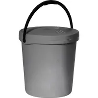 PLAST TEAM Vertriebs GmbH plast team Abfalltrenner SEATTLE DUO 2 x 25 Liter silber