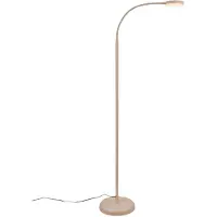 Briloner Stehlampe Megg, dimmbar, creme / amber, für Wohn- / Esszimmer, Metall, Stehlampe