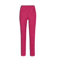 Goldner 2-in-1-Hose "Schlupfhose LOUISA mit Steppnähten", Damen, Gr. 40, N-Gr, pink, Obermaterial: 67% Baumwolle CO. 28% Polyamid PA. 5% Elasthan EL., Hosen 2-in-1-Hose, Ohne