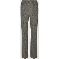 MADELEINE Jerseyhose "Stoffhose Jacquardhose mit geradem Schnitt" Jersey-Schlupfhose