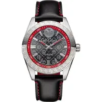 Carlo colucci Herrenuhr Herrenuhr 100% Edelstahl schwarz / Lederarmband onesize Herren 42 CC300-1, CC300-2, CC301-1, CC301-2, CC302-1, CC302-2, CC303-1, CC303-2