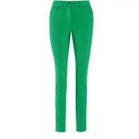 MADELEINE "Jeans Mid Waist Skinny-Hose mit Fransen" mit Fransensaum