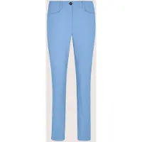 MADELEINE Chinohose "Chinohose Jerseyhose mit Formbund" leicht gepeachte Oberfläche