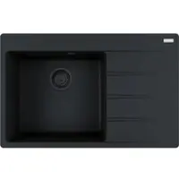 Franke Centro CNG 611-78A Black Matt Collection - 114.0658.592 Granitspüle