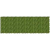 vidaXL Balkonsichtschutz mit Blättern Grün und Gelb 300 x 100 cm