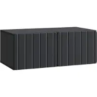 Syfax Wandmontierter TV-Schrank Schwarz 78,5 x 41 x 30 cm