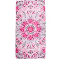 Capelli New York Strandtuch , bunt (rose combo), B:80cm L:160cm, Frotteevelours, Mikrofaser, Handtücher, Strandtuch, schnell trocknend, Formstabil, waschbar, Topseller