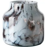Fink Tischvase "PANTEA", braun, weiß, B:23cm H:23cm T:23cm Ø:23cm, Vasen, Tischvase