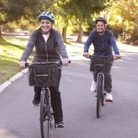Markenlos Fahrradtasche mit Faltbarem Design, Inklusive Abnehmbarer Nylon-Innentasche, Für Vorder- und Hintermontage