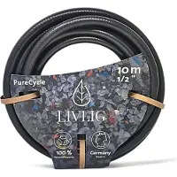 Markenlos Recycelte Gartenschlauch - 10 Meter - Schwarz - Gerecyceltes Material