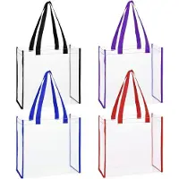 OEM Transluzente Kunststoff-Tas 4-in-1 - Strandtas, Handtas, Schultertas - Ideal für Einkauf, Schule und Konzerte - 255x255x9cm