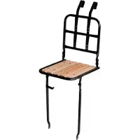 OEM Bequeme Beukenholz-Bagageträger für 26-28 Zoll Fahrräder mit Sturmgreifer und 30 x 30 cm Ladefläche, max. 15 kg Belastbarkeit