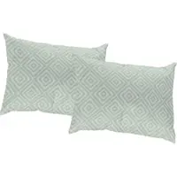 Wirth Dekokissen "Telfort" Gr. 3, grün (grün, gemustert), B:40cm L:60cm, Obermaterial: 100% Polyester, Dekokissen_Sitzkissen_Kissenhüllen, Dekokissen
