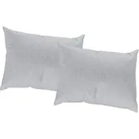 Wirth Dekokissen "Torbole" Gr. 2, grau (grau, meliert), B:40cm L:60cm, Obermaterial: 90% Polyester, 10% Baumwolle, Dekokissen_Sitzkissen_Kissenhüllen, Dekokissen