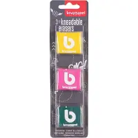 Bruynzeel 60281003, Gummi, Gemischte Farben, Erwachsene & Kinder, Sichtverpackung, 3 Stück(e)
