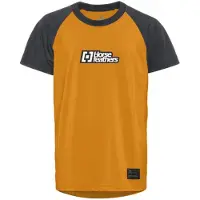 Horsefeathers - Kid's Spike Bike Jersey - Radtrikot Gr M orange