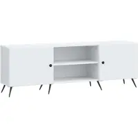 Syfax TV-Schränk Weiß 150 x 31 x 50 cm Holzwerkstoff