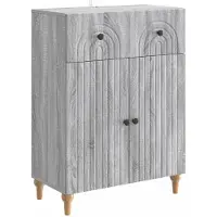 vidaXL Sideboard Sonoma-Grau 66 x 34,5 x 90 cm Holzwerkstoff