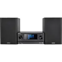 Kenwood M-9000S, Home-Audio-Minisystem, Schwarz, 1 Disks, 50 W, 2-Wege, 6 Ohm