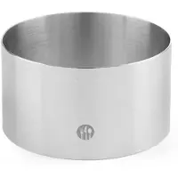 Hendi Runder Edelstahl-Bäckereirand, Höhe 50 mm, Durchmesser 160 mm, 512258