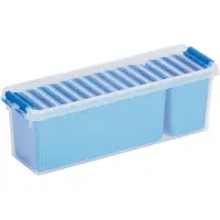 Sunware Q-Line Aufbewahrungsbox – Gemischte Box – Blau – 1,3 Liter