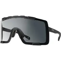 Smith Syncline matte black chromapop photochromic clear to gray (003-992W)