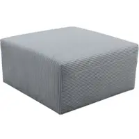 Werk2 Polsterhocker "Zeus-XL Polsterhocker modern und bequem", grau, B:80cm H:41cm T:80cm, 90% Polyester, 10% Nylon, Hocker, Polsterhocker, Curvy Trend Hocker mit urbaner Optik