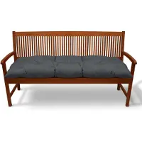 Beautissu Flair BK, 150x50x10cm, Anthrazit, Gartenbank Kissen, Outdoor, Sitzbank