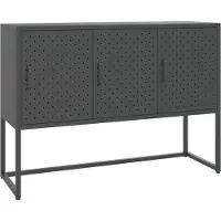 Syfax Sideboard Anthrazit 105x35x75 cm Stahl