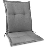 Beautissu HighLux NL Niedriglehner Auflage, 105x50x7cm, Hellgrau, Outdoor