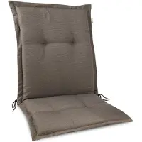 Beautissu HighLux NL Niedriglehner Auflage, 105x50x7cm, Taupe, Outdoor