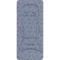 Fillikid Kinder-Sitzauflage "Wendeauflage Liner", Kinder, dino, Jersey, Kinder-Sitzauflagen Kinder-Sitzauflage, für Buggy und Kinderwagen