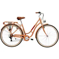 KROSS Cityrad "Citybike Damen 28" Sentio Classic braun 7 Gänge mit Beleuchtung 2026" 7 Gang Shimano TOURNEY TY200 Schaltwerk Kettenschaltung Rahmen aus Aluminium Performance