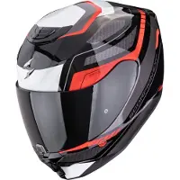 Scorpion Exo-391 Leo Helm, schwarz/weiß/rot, M (57/58)
