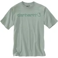 Carhartt - Core Logo S/S - T-Shirt Gr XS türkis