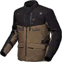 Modeka Atlaz Motorrad-Textiljacke, braun/schwarz, XL