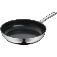 WMF Bratpfanne "Devil, Ø 28 cm, Pfanne Induktion mit Antihaftversiegelung" Cromargan Edelstahl Rostfrei 18/10 TransTherm-Allherdboden, für alle Herdarten geeignet, Edelstahlgriff
