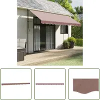 The Living Store Markisenvolant Braun 4 m
