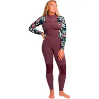 Roxy Swell 4/3 Mm Neoprenanzug Mit Langem Arm Und Reißverschluss Am Brustkorb Für Damen