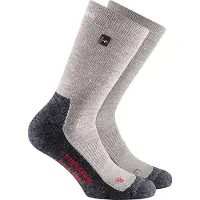 Rohner - Compression Trek Light L/R - Wandersocken Gr 42-44 grau