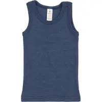 Engel - Kinder-Achselhemd - Seidenunterwäsche Gr 116 blau