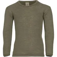 Engel - Kinder Unterhemd L/S - Merinounterwäsche Gr 176 oliv