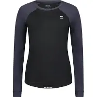Mons Royale Womens Tarn Merino Long Sleeve black / 9 iron (119) M