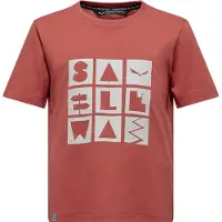 Salewa - Kid's Graphic T-Shirt - T-Shirt Gr 104 rot
